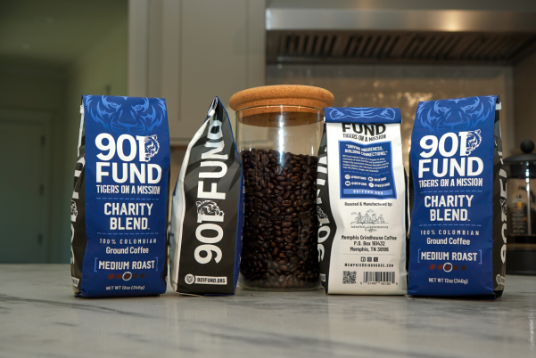 901Fund coffee on display