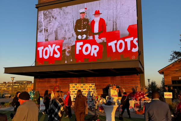 Toys for Tots banner